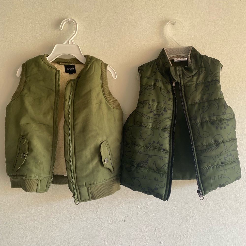 Green Winter Vests